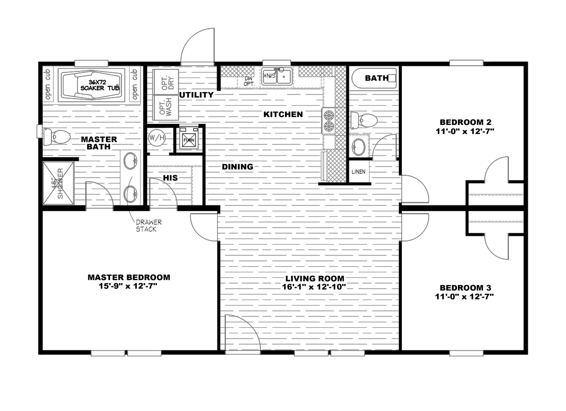 The ULTRA PRO 44 Floor Plan