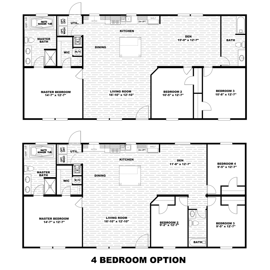 The ULTRA PRO 56B Floor Plan