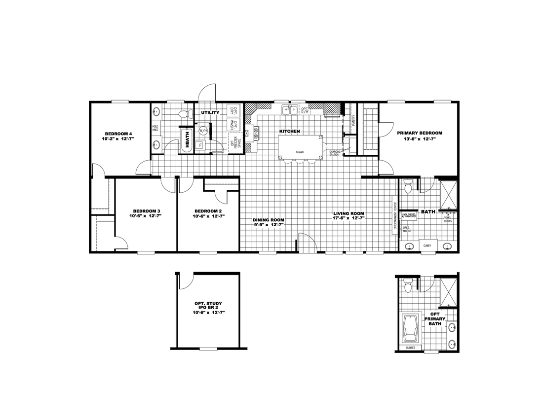 The ISLAND BREEZE 64' Floor Plan