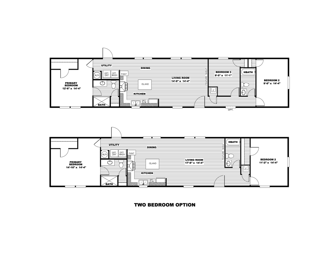 The ANNIVERSARY PLUS 72 Floor Plan