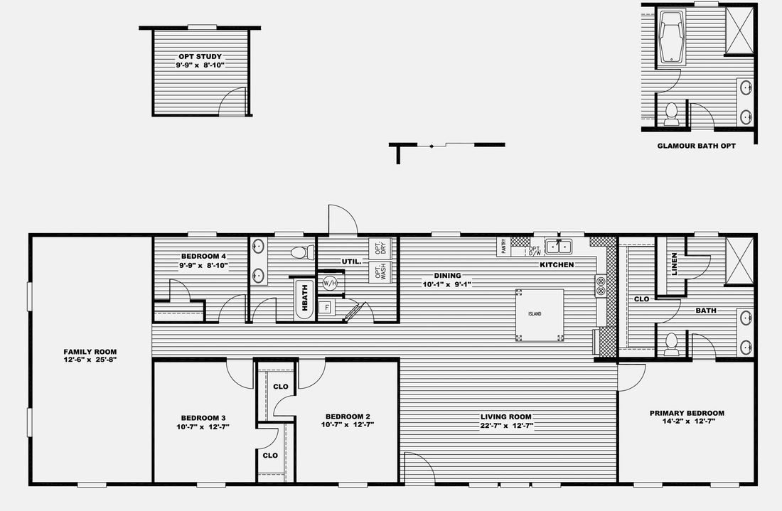 The ULTRA BREEZE 76 Floor Plan