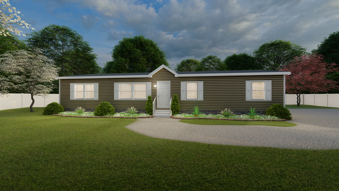 The ULTRA EXCEL 4 BR 28X60 Exterior. This Manufactured Mobile Home features 4 bedrooms and 2 baths.