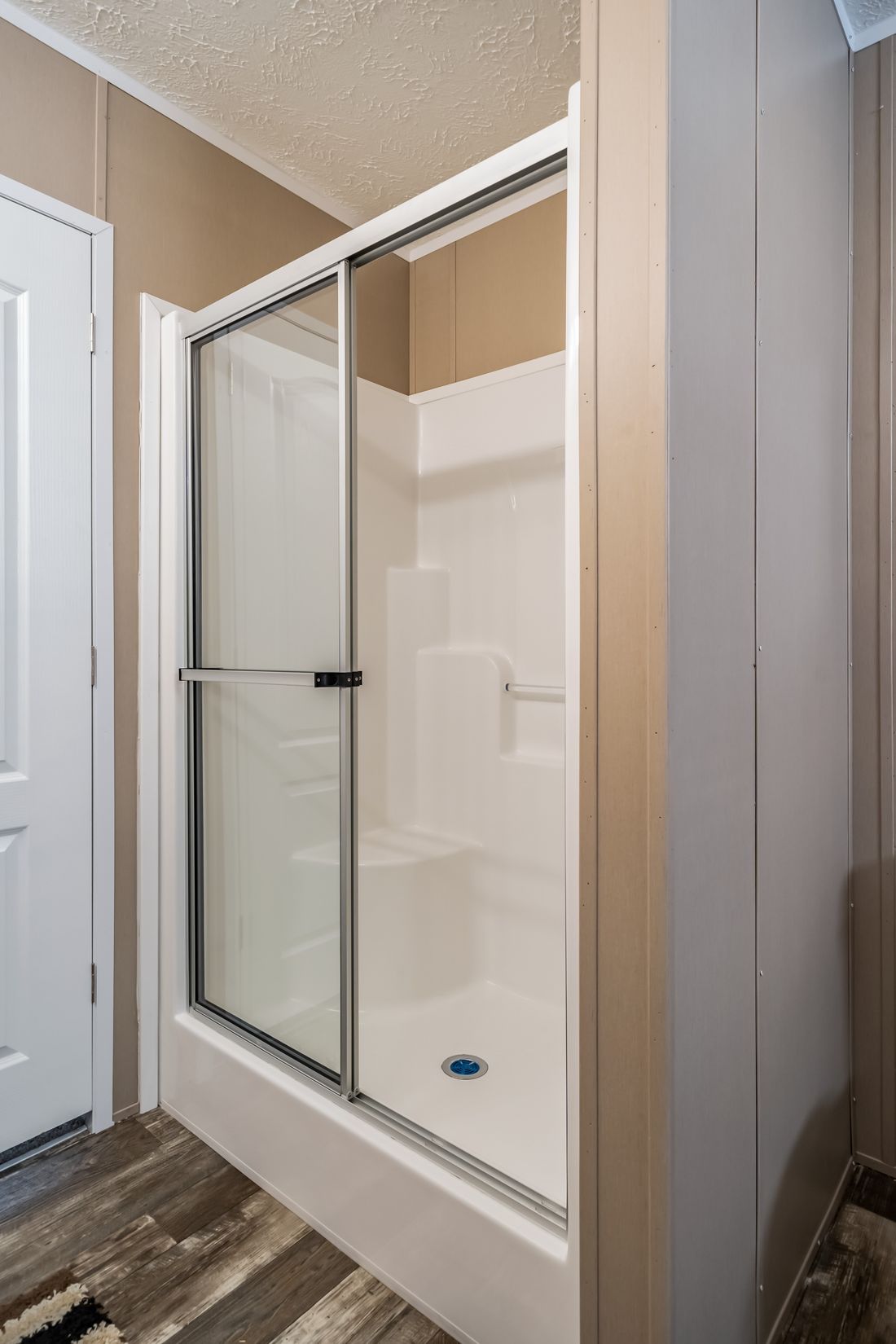 The ULTRA EXCEL 3 BR 28X60 Primary Bathroom. This Manufactured Mobile Home features 3 bedrooms and 2 baths.