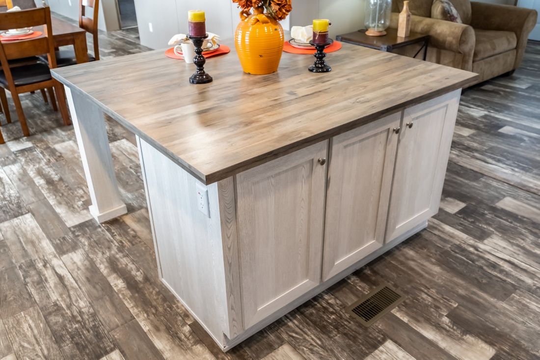 The ULTRA EXCEL 3 BR 28X60 Kitchen. This Manufactured Mobile Home features 3 bedrooms and 2 baths.