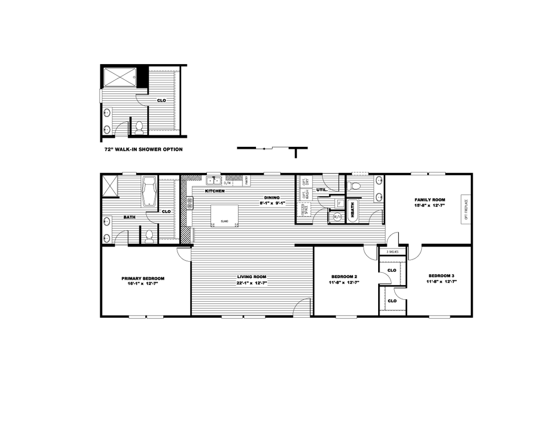 The ULTRA PRO HERCULES 28X68 3BR Floor Plan