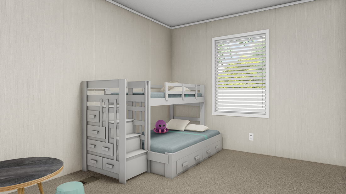 The ULTRA EXCEL ISLAND BREEZE 56' Exterior. This Manufactured Mobile Home features 3 bedrooms and 2 baths.