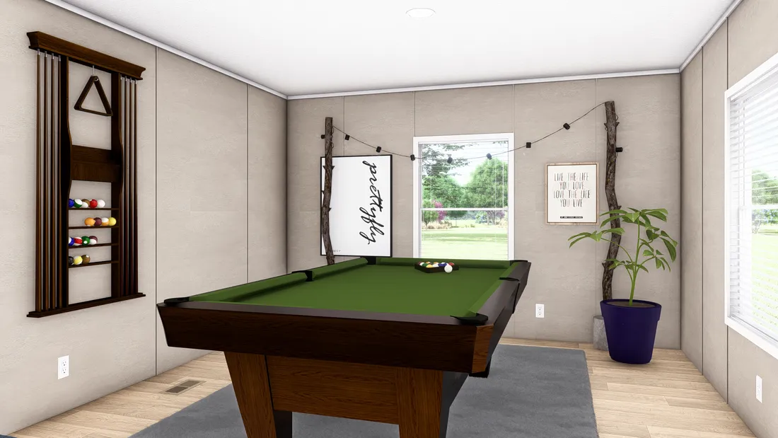 The ULTRA BREEZE 28X76 Den. This Manufactured Mobile Home features 4 bedrooms and 2 baths.