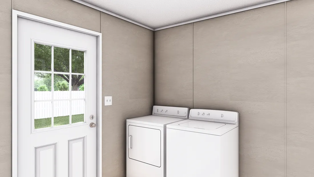 The ULTRA BREEZE 28X76 Utility Room. This Manufactured Mobile Home features 4 bedrooms and 2 baths.