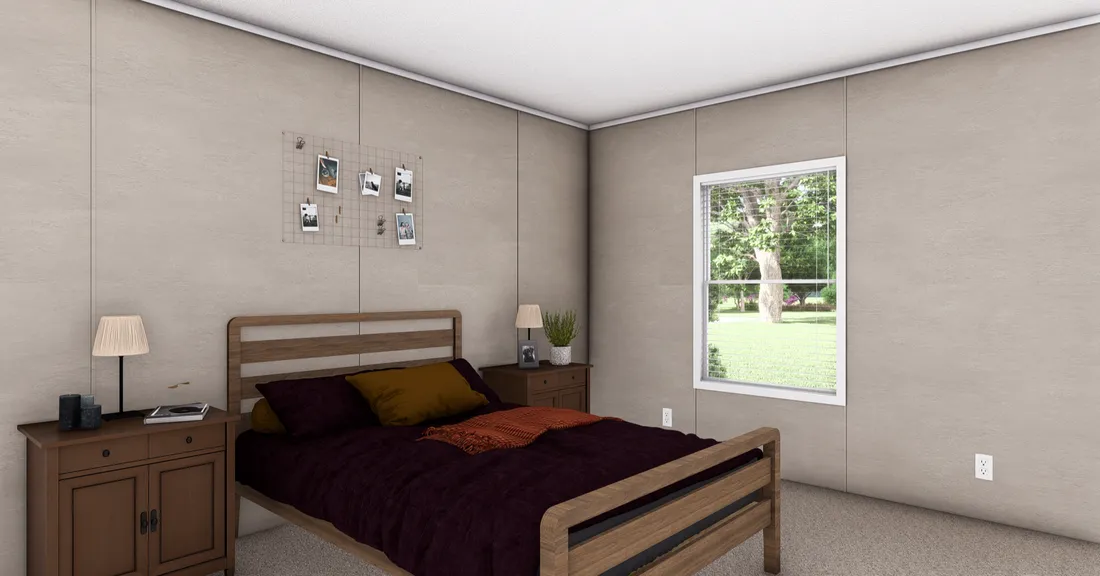 The ULTRA BREEZE 28X76 Bedroom. This Manufactured Mobile Home features 4 bedrooms and 2 baths.