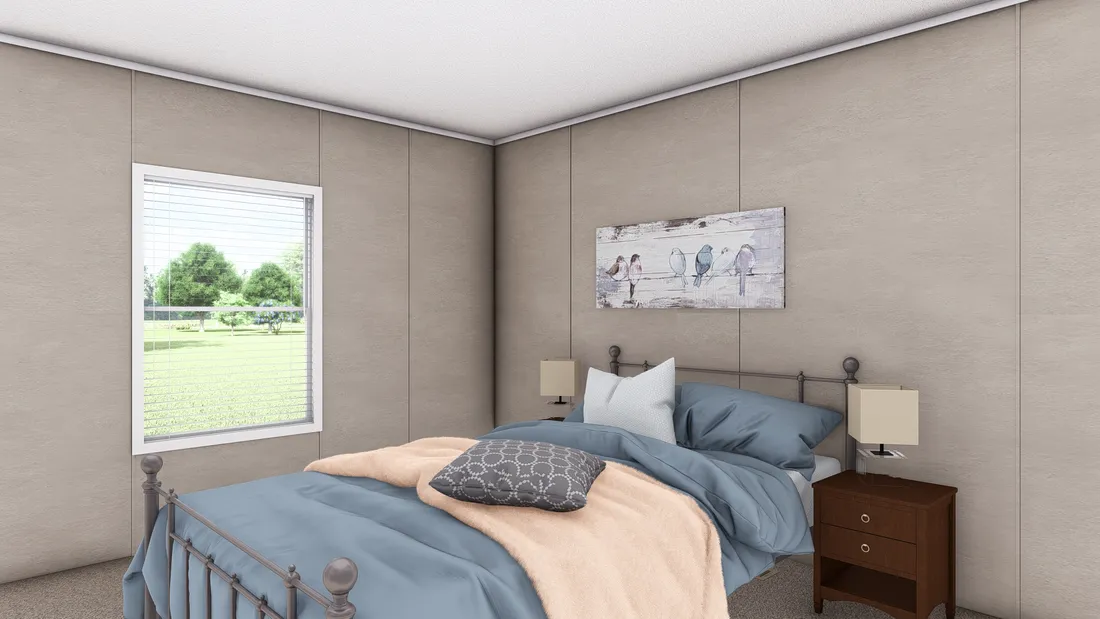 The ULTRA BREEZE 28X76 Bedroom. This Manufactured Mobile Home features 4 bedrooms and 2 baths.