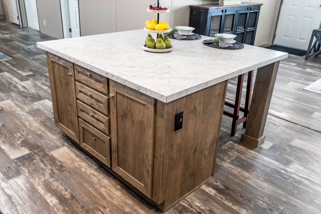 The ULTRA EXCEL 3 BR 28X56 Kitchen. This Manufactured Mobile Home features 3 bedrooms and 2 baths.