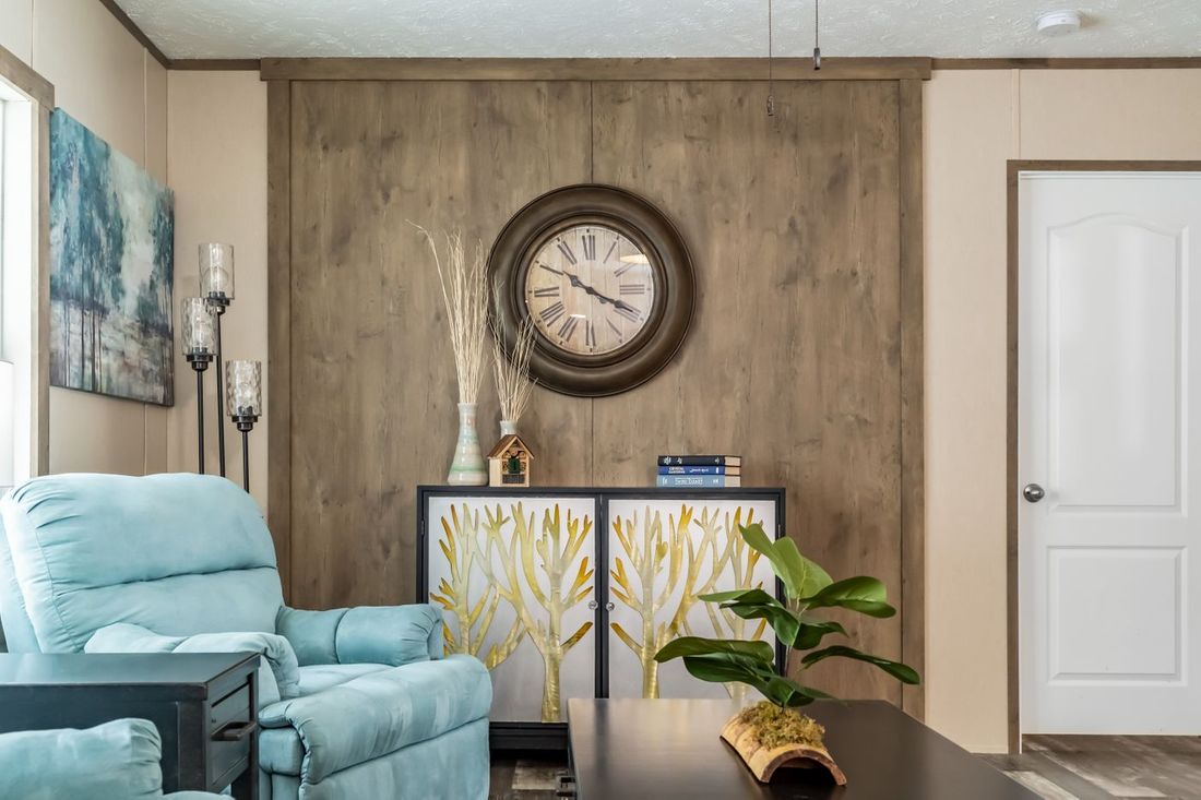 The ULTRA EXCEL 3 BR 28X56 Family Room. This Manufactured Mobile Home features 3 bedrooms and 2 baths.