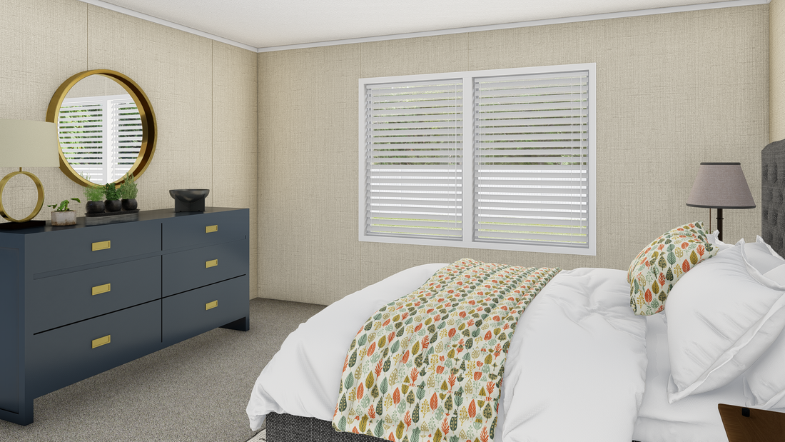 The ULTRA PRO BIG BOY 5 BR 32X76 Guest Bedroom. This Manufactured Mobile Home features 5 bedrooms and 2 baths.
