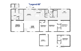 LEGEND 28X68